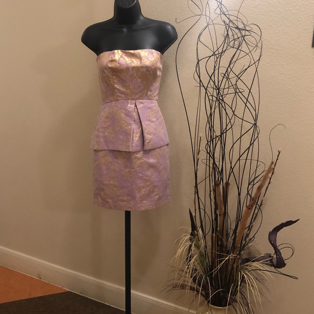 Rubber Ducky Strapless Cocktail Dress. Used